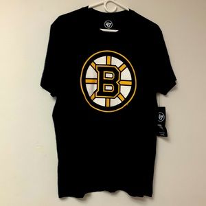NWT Boston Bruins Fanatics Branded NHL Black Tshirt. Size Medium